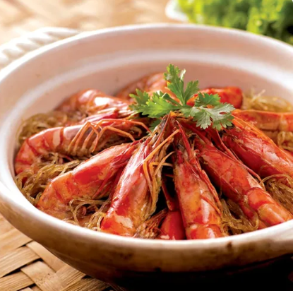 非常泰 冬粉鮮蝦煲。/ 來源：非常泰 官網