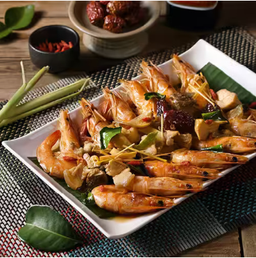 泰式料理六大經典名菜：泰式醉蝦。/ Thai j 提供